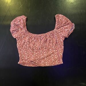 Floral crop top